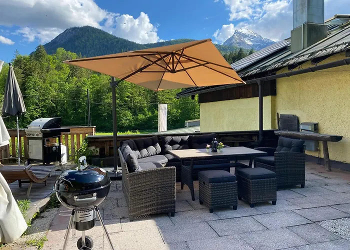 C4S Come4Stay - Alpenblick Watzmann-Kehlstein - Top Lage Im Berchtesgadener Land I Bis Zu 10 Personen I Grosse Terrasse Mit Blick Auf Die Berge I Smart Tv I Billiard I Wlan I Kostenloser Parkplatz
