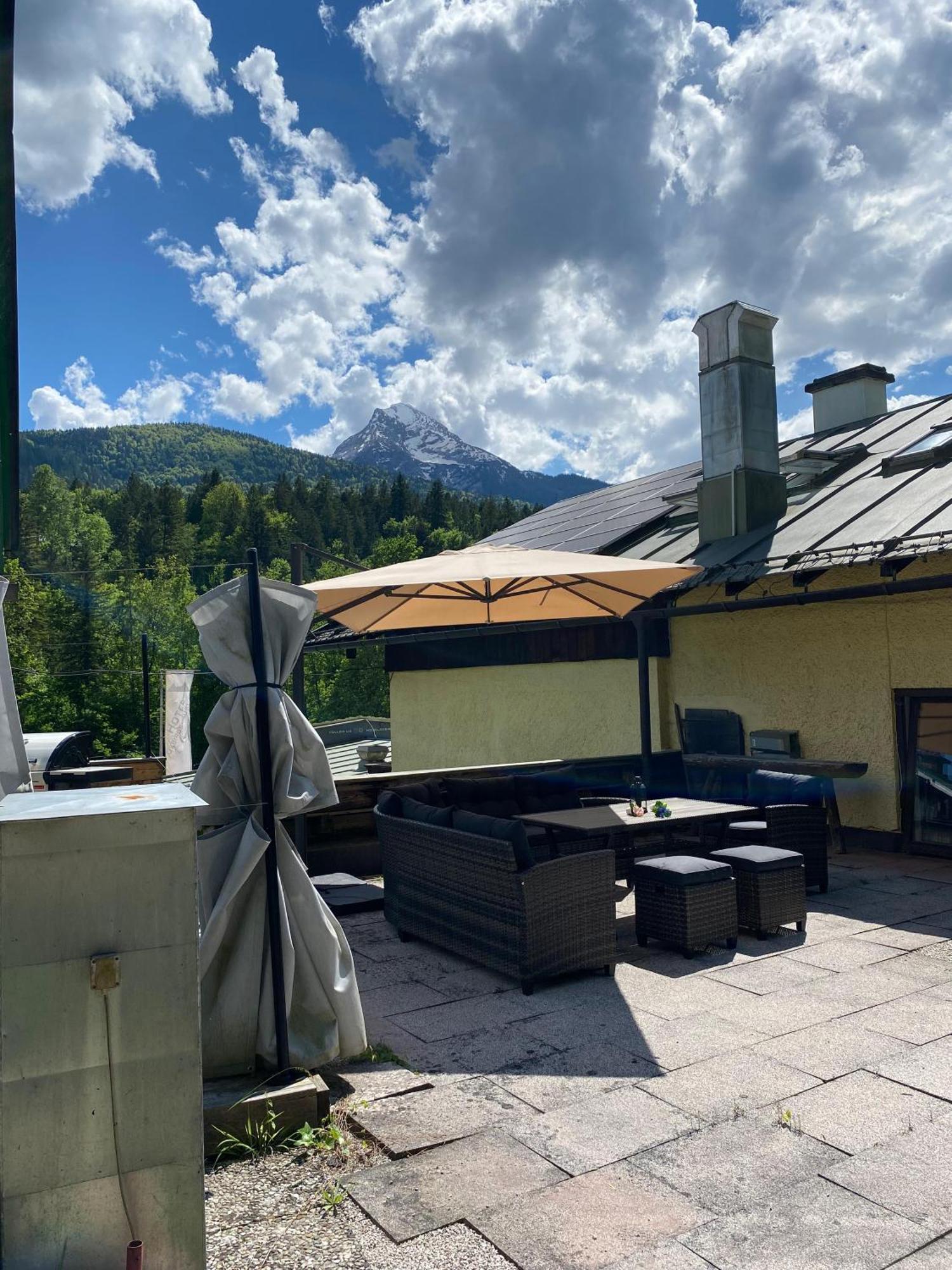 C4s Come4stay - Alpenblick Watzmann-kehlstein - Lage Im Berchtesgadener Land I Bis Zu 10 Personen I Grosse Terrasse Mit Blick Auf Berge I Smart Tv I Billiard I Wlan I Kostenloser Parkplatz *